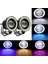 64MM Tarzı Mavi 2 Adet Melek Gözü Cob LED Otomatik Sis Farları Otomatik Evrensel Gündüz Farı Beyaz Kırmızı Mavi Far 30W Dc 12V (Yurt Dışından) 3