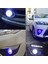 64MM Tarzı Mavi 2 Adet Melek Gözü Cob LED Otomatik Sis Farları Otomatik Evrensel Gündüz Farı Beyaz Kırmızı Mavi Far 30W Dc 12V (Yurt Dışından) 5
