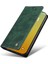 Iphone 15 Pro Case Slim Tpu+Pu Deri Telefon Kabuğu Stand Cüzdan Manyetik Kapak Yeşil (Yurt Dışından) 5