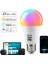 Ev Kiti Mfı Sertifikalı Homekit LED Akıllı Wifi Ampul E27 Akıllı Alexa Lambası Siri Alexa Google Home ile Çok Renkli Kısılabilir LED Ampul (Yurt Dışından) 1