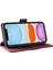 Iphone 11 Cüzdan Stand Cilt Touch Phone Case-Wine Kırmızı (Yurt Dışından) 3
