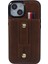 Iphone 13 6.1 Inç Kasa Retro Pu Deri+Tpu Kickstand Telefon Kapağı Kart Yuvaları-Kahverengi (Yurt Dışından) 1