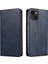 Buzağı Dokusu Deri Telefon Kapağı Iphone 15 Pro Max Stand Telefon Cüzdan Kılıf Mavisi (Yurt Dışından) 1