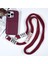 Iphone 15 Pro Soft Slim Koruyucu Kılıf Sıvı Silikon Kart Tutucu Kapak Strap-Wine Kırmızı (Yurt Dışından) 2