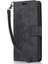 Iphone 13 Pro Deri Cüzdan Kılıfı Strap Orkide Kelebek Desen-Black (Yurt Dışından) 5