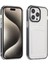 Iphone 15 Pro Clear Card Yuvası Kılıfı Tpu+Pc Koruyucu Telefon Kapağı Black (Yurt Dışından) 1
