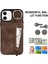 Iphone 12 Mini Cep Telefonu Kılıfı Rfıd Blokitasyon Pu+Tpu Kart Yuvaları ile Kapak (Yurt Dışından) 4