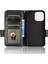 Iphone 15 Pro Max Için Maksimum Üçgen Telefon Kapağı Pu Deri Stand Cüzdan Anti-Fall Case-Black (Yurt Dışından) 4