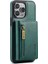 Iphone 15 Plus Kılıfı Magnetic Cüzdan Pu+Pc+Tpu Telefon Kapak Yeşil (Yurt Dışından) 1