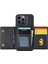 Iphone 12/12 Pro Case Tri-Kat Cüzdan Pu+Pc+Tpu Telefon Kapak Black (Yurt Dışından) 2