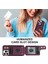Iphone 15 Pro Pu Deri Kaplamalı Tpu Telefon Kapak Kart Yuvaları Kickstand Case Omuz Kayışı Koşu Kırmızısı (Yurt Dışından) 4
