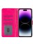 Iphone 14 Pro Max Pu Pu Deri Deri Flip Telefon Kılıfı Cüzdan Stand Bırak-Koşullu Kapak Ros (Yurt Dışından) 3
