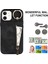 Iphone 12 Mini Cep Telefonu Kılıfı Rfıd Blokitasyon Pu+Tpu Kart Yuvaları Black ile Kapak (Yurt Dışından) 4
