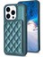 Iphone 15 Pro Kart Tutucu Kickstand Pu Deri Kaplamalı Tpu Şok Geçirmez Kapak Yeşili Için Telefon Kılıfı (Yurt Dışından) 4