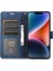 Kayış Cüzdanı ile iPhone 13 Deri Kasa Için Orkide Kelebek Desen Mavisi (Yurt Dışından) 3