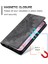Iphone 11 Case Anti-Cratch Cüzdanı Pu Deri Magnetic Baskalı Stand Telefon Kapak-Grey (Yurt Dışından) 4