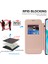 Iphone 13 Için 6.1 Inç Rfıd Engelleme Kart Tutucu Telefon Kılıfı Koruma Koruma Deri Kapağı Magsafe-Baby Mavi ile Uyumlu (Yurt Dışından) 3
