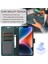 iPhone 14 Plus Içincüzdan Deri Kapağı Plus Telefon Kılıfı Orkide Kelebek Desen Yeşili (Yurt Dışından) 4