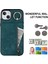 Iphone 15 Plus Için Arka Kabuk Artı Telefon Kasası Rfid Engelleme Cüzdan Retro Pu+Tpu Kickstand Kapak-Mavi (Yurt Dışından) 3