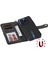 Iphone 15 Pro Kılıf 2'si 1 Arada Pu Deri Telefon Stand Cüzdan Kapağı Black (Yurt Dışından) 4