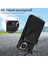 iPhone 7/8 Case Pu Deri Kart Yuvaları Crossbody Telefon Kapak Black (Yurt Dışından) 5