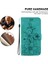 Iphone 15 Pro Için Baskılı Zambak Çiçek Kılıf Damla Dayanıklı Pu Deri Cüzdan Stand Kabuk Yeşil (Yurt Dışından) 4
