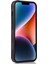 iPhone 14 Plus Içinpu Deri Kılıf Plus Kabuk Düz Renkli Damla Dayanıklı Telefon Geri Kapak-Dark Mor (Yurt Dışından) 2