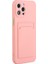 Iphone 15 Pro Max Anti-Cratch Tpu Tpu Kasa Bırak-Kötü Kart Tutucu Kapak Pembe (Yurt Dışından) 1
