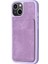 Iphone 15 Plus Kart Yuvaları Için Kickstand Case Mat Pu Deri Kaplamalı Tpu Telefon Kapak-Morası (Yurt Dışından) 1