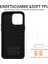 Iphone 15 Pro Max Case Litchi Doku Pu Deri+Tpu Telefon Kapağı Kart Yuvaları Black (Yurt Dışından) 2