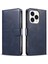 Iphone 15 Pro Cep Telefonu Kılıfı Cüzdan Buzağı Doku Stand Pu Derisi+Tpu Telefon Kapak-Mavi (Yurt Dışından) 1