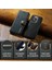 Iphone 15 Pro Telefon Kılıfı Şok Geçirmez Deri Deri Çıkarılabilir Manyetik Telefon Kabuğu Cüzdan Stand Kapak Black (Yurt Dışından) 4