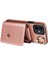 Iphone Için Telefon Kabuğu 12/12 Pro 6.1 Inç Yüzük Kickstand Litchi Doku Deri+Tpu Kart Çanta Kılıfı Omuz Kayışı Rosalı Altın (Yurt Dışından) 3