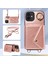 Iphone Için Telefon Kabuğu 12/12 Pro 6.1 Inç Yüzük Kickstand Litchi Doku Deri+Tpu Kart Çanta Kılıfı Omuz Kayışı Rosalı Altın (Yurt Dışından) 5