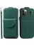 Iphone 12/12 Pro Pu Deri+Tpu Telefon Kılıfı Dikey Kart Tutucu 2 Kayış Yeşili ile Telefon Kapağı (Yurt Dışından) 1