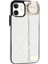 Iphone 12 Mini Case Wave Patal Pu+Tpu Kickstand Telefon Kapak-Beyaz (Yurt Dışından) 3