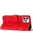 Iphone 12/iphone 12 Pro 6.1 Inç Pu Deri Stand Telefon Kılıf Üçgeni Strap-Red ile Baskılı Cüzdan Kapağı (Yurt Dışından) 4