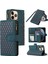 Iphone 11 Pro Case Zipper Cep Deri 9 Kart Yuvaları Telefon Koruma Kapağı Bilek Kayış Yeşili (Yurt Dışından) 1