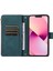 Iphone 11 Pro Case Zipper Cep Deri 9 Kart Yuvaları Telefon Koruma Kapağı Bilek Kayış Yeşili (Yurt Dışından) 2