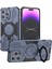 Iphone 14 Pro Max Koruyucu Telefon Kapak Yüzüğü Kickstand Pc+Tpu Geri Kılıf Mavisi (Yurt Dışından) 4