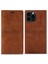 Iphone 15 Pro Cüzdan Için Stand Telefon Kılıfı Pu Deri+Tpu Telefon Kapak-Kahverengi (Yurt Dışından) 1