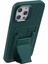 Iphone 12 Pro Max Için 6.7 Inç Kasa Kartı Tutucu Kickstand Yumuşak Tpu Telefon Geri Koruyucu-Blackish Green (Yurt Dışından) 4