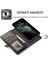 Iphone 14 Pro Söndürülebilir 2'si Tpu+Pu Deri Deri Şok Geçirmez Kapak Anti-Drop Telefon Vaka Black Için Cüzdan Telefon Kılıfı (Yurt Dışından) 5