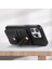 Iphone 14 Pro Kickstand Case Card Yuvaları Için Litchi Doku Pu Deri Kaplamalı Tpu+Pc Telefon Kapak Black (Yurt Dışından) 2