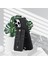 Iphone 14 Pro Kickstand Case Card Yuvaları Için Litchi Doku Pu Deri Kaplamalı Tpu+Pc Telefon Kapak Black (Yurt Dışından) 3