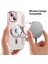 Iphone 13 Için 6.1 Inç Rfıd Engelleme Kart Tutucu Telefon Kılıfı Lens Koruma Deri Kapağı Magsafe-Purple ile Uyumlu (Yurt Dışından) 5