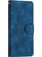 Iphone 12 Pro Max Için 6.7 Inç Çizgiler Taşıma Telefon Kapağı Anti-Drop Deri Deri Stand Cüzdan Kılıf Mavisi (Yurt Dışından) 5