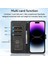 Iphone 15 Plus Için Pl Cüzdan Pu Deri Telefon Kapağı Şok Geçirmez Buzağı Dokusu Doku Standı Kılıf Kabuk-Kırmızı (Yurt Dışından) 3