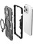 Iphone 14 Pro Max Koruyucu Telefon Kapak Yüzüğü Kickstand Pc+Tpu Geri Case-Grey (Yurt Dışından) 2