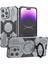 Iphone 14 Pro Max Koruyucu Telefon Kapak Yüzüğü Kickstand Pc+Tpu Geri Case-Grey (Yurt Dışından) 4